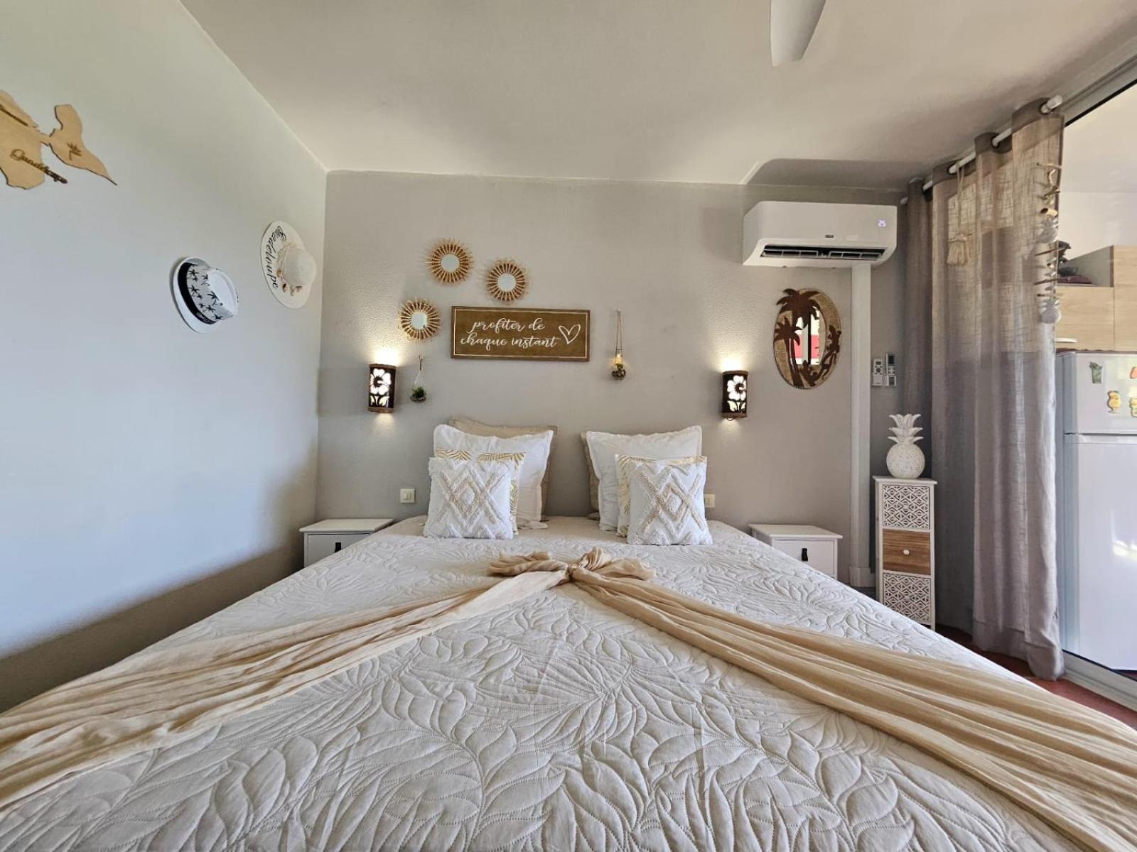 L'Oiseau Du Paradis Vue Mer Studio A Saint Francois A 100 M De La Plage Екстериор снимка